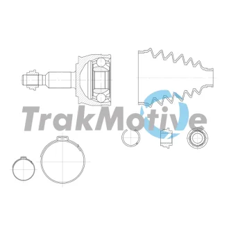 К-кт ШРКШ MULTIVAN T5 2.0 TSI 4motion 11-15 Trakmotive 40-0974