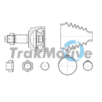 JEEP К-кт ШРКШ RENEGADE VAN (BU, B1) 1.4 14 Trakmotive 40-0979