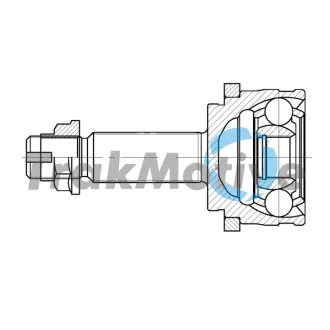 TRAKMOTIVE KIA ШРКШ зовнішній к-кт Rio 1,25 11-, HYUNDAI GETZ (TB) 1.1 02-05 Trakmotive 40-1006