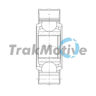 VW К-кт ШРКШ внутріш. MULTIVAN T5 2.0 BiTDI 4motion 09-15 Trakmotive 45-0307