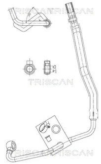 MINI Гідравлічний шланг ГУР MINI (R50, R53) 01- TRISCAN 8516 11014