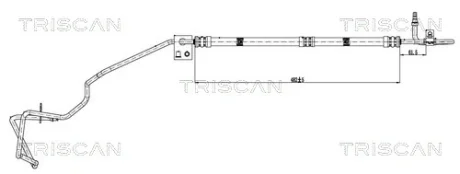 FORD Гідравлічний шланг ГУР TRANSIT 06 TRISCAN 8516 16001