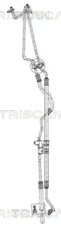 FORD Шланг гідропідсилювача керма C-MAX 07-, FOCUS II 04 TRISCAN 8516 16006