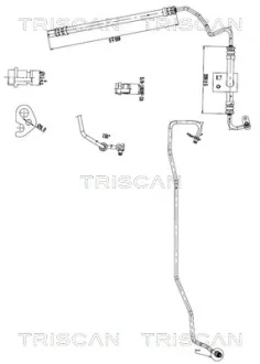 HYDRAULIC HOSE, POWERSTEERING TRISCAN 8516 16034