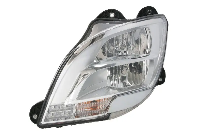 Фара лів (H1/LED/PY21W, ручн, без мотора, включає денні ходові вогні, колір відбивача: хром, колір повороту: прозор) DAF CF, XF 106 10.12- TRUCKLIGHT HLDA006L (фото 1)