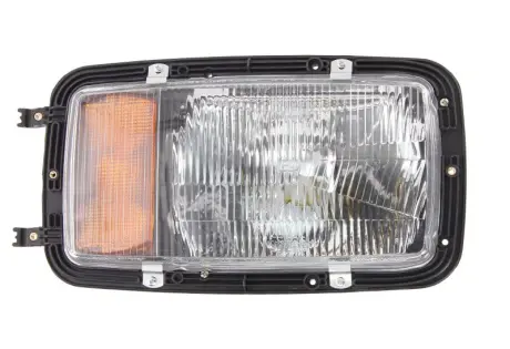 Фара Прав (H4/P21W/T4W, ручн, колір повороту: помаранчевий) MERCEDES MK, SK 07.87-09.96 TRUCKLIGHT HL-ME014R (фото 1)