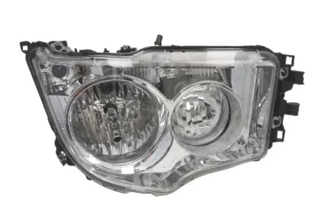Фара Прав (H1/H21W/H7/PY21W/W5W, ручн, без мотора, включає денні ходові вогні, колір відбивача: хром, колір повороту: прозор) MERCEDES ACTROS MP4 / MP5, ANTOS, AROCS 07.11- TRUCKLIGHT HLME015R