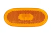 Габаритні ліхтарі Лів/Прав, помаранчевий, LED, висота 46,7мм ширина 106,3мм глибина 50,9мм, випукла, 12/24В (без лампочки овал із відбивачем HOR 59) MERCEDES SPRINTER 3,5-T (B906) 06.06-12.18 TRUCKLIGHT SMUN073WS (фото 1)