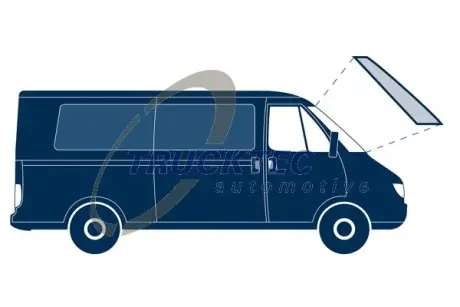 Ущільнювач скла лобового MB Sprinter/VW LT 96-06 TRUCKTEC 01.50.018
