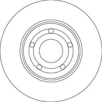 Гальмівний диск передн лів/прав FORD PUMA 1.0-1.5D 09.19- TRW DF6708