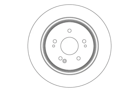 Диск гальмівний задн Лів/Прав (лакірован) HONDA CR-V V 1.5/2.0H 12.16- TRW DF6730