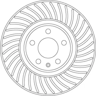 Диск гальмівний передн Лів/Прав AUDI A4 ALLROAD B9, A4 B9, A5, A6 ALLROAD C8, A6 C8, A7, Q5 1.4-3.0DH 05.15- TRW DF6950S