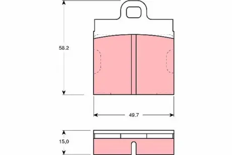 Тормозные колодки TRW GDB103