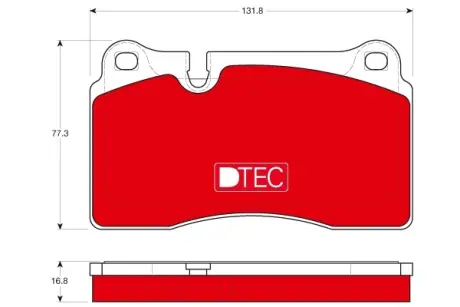 Тормозные колодки TRW GDB1670DTE