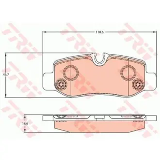 Тормозные колодки TRW GDB2102