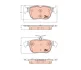 Комплект гальмівних колодок задн, AUDI A3, A3 ALLSTREET CUPRA FORMENTOR, LEON, LEON SPORTSTOURER SEAT LEON, LEON SPORTSTOURER VW CADDY CALIFORNIA V CAMPER, CADDY V 1.0-2.5 07.19- TRW GDB2373 (фото 1)
