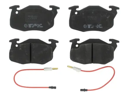 Комплект гальмівних колодок передн, MERCEDES VITO (W639) CITROEN SAXO PEUGEOT 106 I, 106 I/HATCHBACK, 106 II, 106 II/HATCHBACK, 205 I, 205 II, 205/HATCHBACK, 305 I 1.0-Electric 05.77-08.14 TRW GDB327