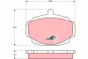 Тормозные колодки TRW GDB331 (фото 1)