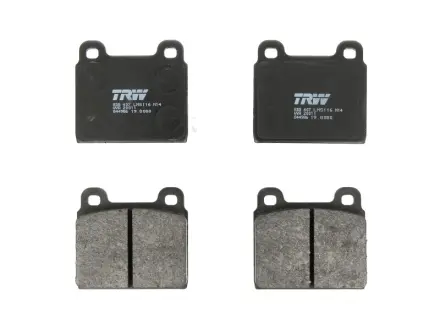 Комплект гальмівних колодок передн, VW TRANSPORTER T2, TRANSPORTER T3 1.6-2.0 08.68-07.92 TRW GDB407