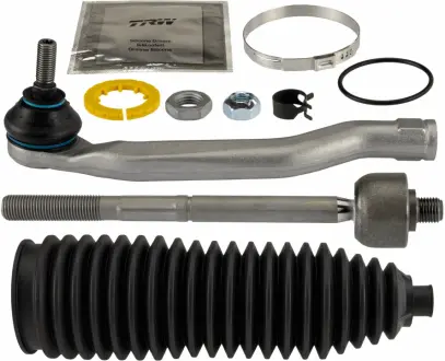Рульова тяга(з наконечником) Прав (dł.375mm) RENAULT FLUENCE, GRAND SCENIC III, MEGANE, MEGANE III, SCENIC III 1.2-Electric 11.08- TRW JRA576