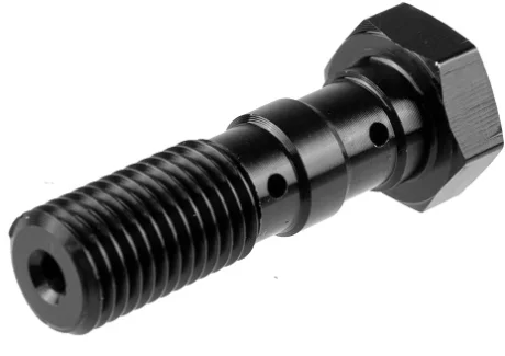 Болт гальмового шланга M10x1,25, колір: чорн (на 2 шланга) TRW MCH951S