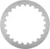 Комплект дисків зчеплення кількість 6 (сталь) YAMAHA DT, RD, TDR, TZR, YFS 125/200 1982-2007 TRW MES3176 (фото 1)