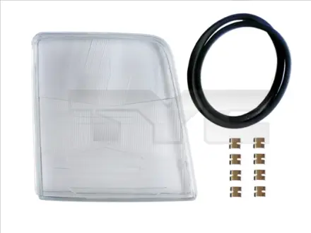 Скло фари Прав VW LT II 05.96-07.06 TYC 20-12739-LA-1