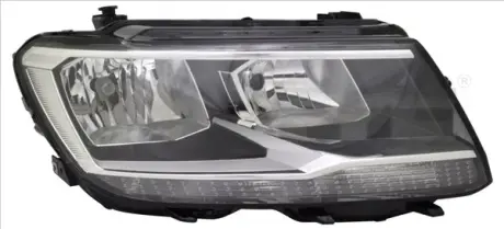 Фара Лів (H7/H7/PW24W, електричн, з мотором) VW TIGUAN II 01.16-12.19 TYC 20-16202-05-2