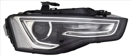 Фара Прав (D3S/LED, електричн, з мотором) AUDI A5 8T 06.12-01.17 TYC 2016811262