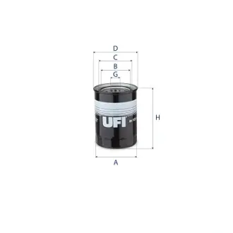 Масляний фiльтр UFI 23.121.00