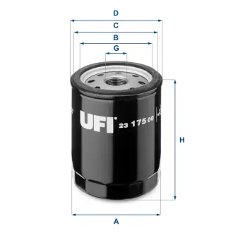 Фільтр масляний UFI 23.175.00