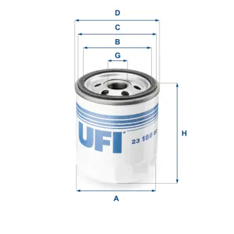 Масляний фiльтр UFI 23.188.00