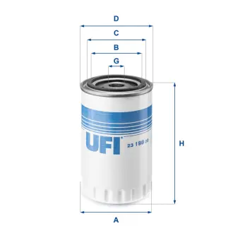 Масляний фiльтр UFI 23.198.00