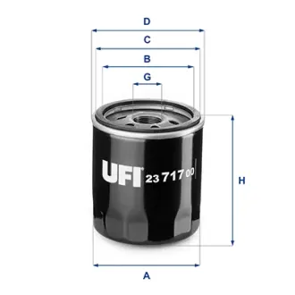 Масляний фiльтр UFI 23.717.00