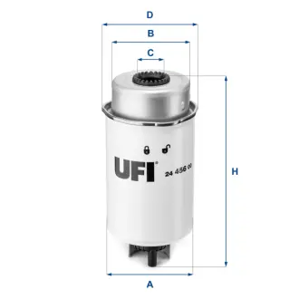 Фільтр паливний UFI 24.456.00