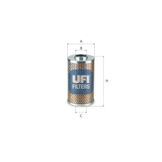 Гідравлічний фільтр (фільтруючий елемент) LINDE H35 D, H45 D, H45 T, 60, 70 UFI 25.684.00