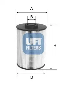Паливний фільтр UFI 26.037.00