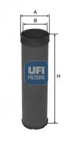 Фільтр повітряний AEBI TC07, TT 50, TT 60, TT 80 AGRALE 4230 HSE FBO, 4230.4 HITACHI EX35 HOLDER 220, 230, 2.34, 240, 2.42, 330 KUBOTA B 1700, B 2100, B 2710, B 2710 HSD, B 7500, B 7500 DT UFI 27.509.00