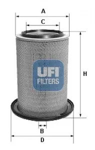 Фільтр повітряний UFI 27.609.00