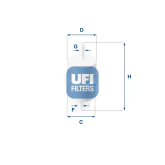 Паливний фільтр UFI 31.010.00