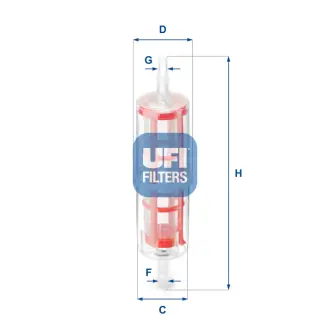 Паливний фільтр UFI 31.015.00
