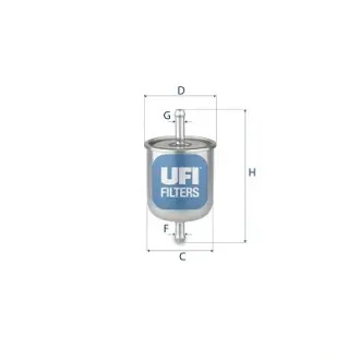 Паливний фільтр UFI 31.529.00