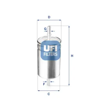 Паливний фільтр UFI 31.722.00