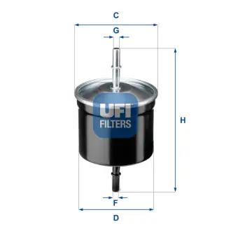 Фільтр паливний UFI 31.811.00