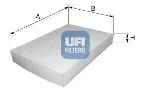 Фiльтр салону UFI 53.299.00