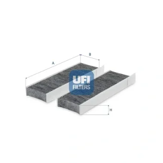 Фільтр салону вугільний UFI 54.469.00