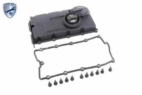 Кришка клапанів AUDI A3, A4 B7 MITSUBISHI GRANDIS, OUTLANDER II SEAT ALTEA, ALTEA XL, LEON, TOLEDO III SKODA OCTAVIA II, SUPERB II VW GOLF PLUS V, GOLF V, GOLF VI, JETTA III 2.0D 02.03-07.18 VAICO V10-9986