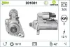 Стартер (12В, 2кВт, новий) AUDI A3, TT SEAT ALTEA, ALTEA XL, CORDOBA, IBIZA III, IBIZA IV, IBIZA IV SC, LEON, TOLEDO III SKODA FABIA I, FABIA I PRAKTIK, FABIA II, OCTAVIA II 1.4-2.0D 10.99- Valeo 201001 (фото 1)