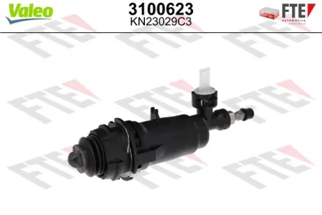 Робочий циліндр зчеплення (23,81мм) CITROEN C5 I, C8, EVASION, JUMPY I, XANTIA FIAT SCUDO, ULYSSE LANCIA PHEDRA, ZETA PEUGEOT 406, 407, 607, 806, 807, EXPERT 2.0-3.0 06.95- Valeo 3100623