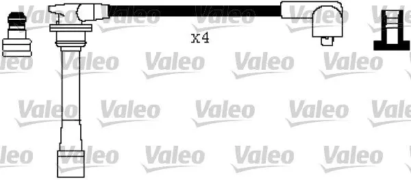HYUNDAI комплект високовольтних проводів Elantra,Tucson,Kia cerato,Ceed 1.6/2.0 Valeo 346330 (фото 1)